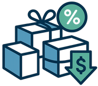 bundle and save icon